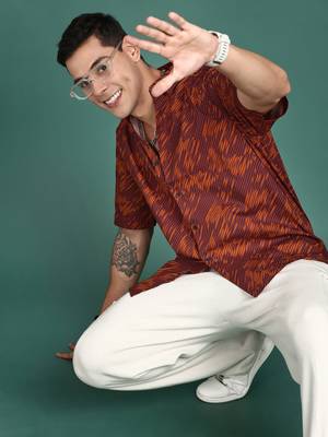 men's floral multi slim fit shirt 1