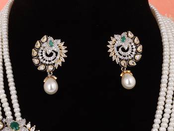 White pearl necklace-sets 2