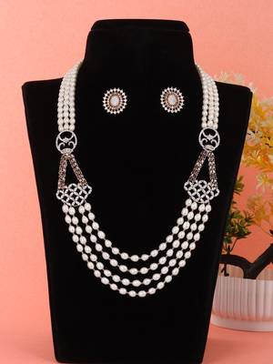 White pearl necklace-sets 2