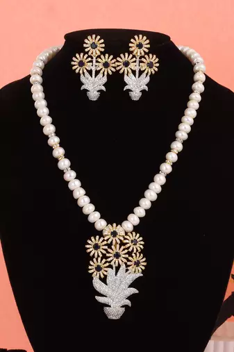 Real Natural Hyderabadi pearls Set