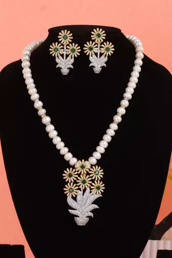 Real Natural Hyderabadi pearls Set
