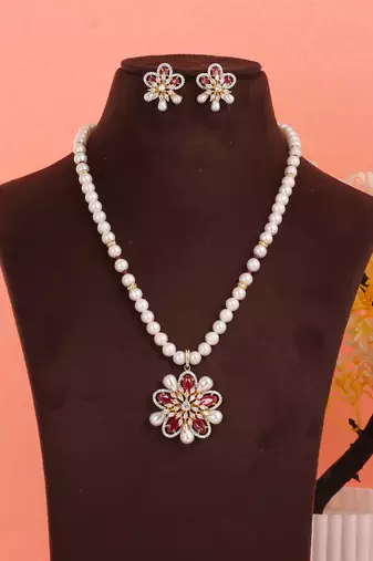 Real Natural Hyderabadi pearls Set