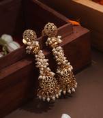 Classic Pearl Jhumki Earrings
