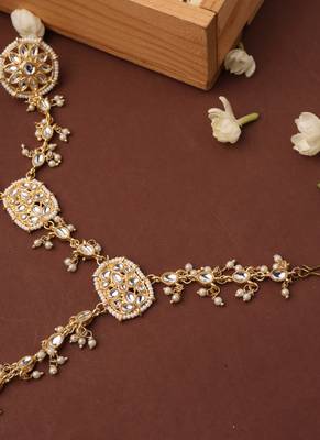 Kundan Stone Studded Haath Phool 2