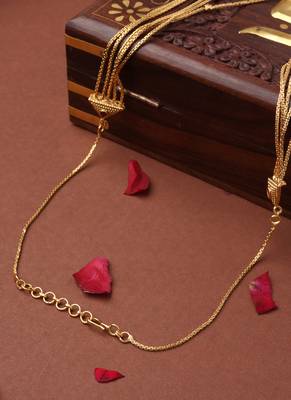 Three-Layer Necklace with Hexagon Pendants 4