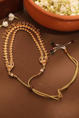 Two-Layer Necklace Set with Elephant Motif Earrings 3
