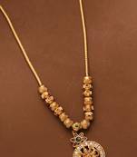 Laxmi Motif Pendant Necklace with Ball Chain