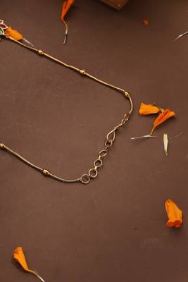 Two-Layer Necklace with Lotus Motif 4
