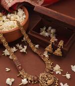 Majestic Lakshmi Temple Jewellery Set