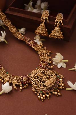 Majestic Lakshmi Temple Jewellery Set 2