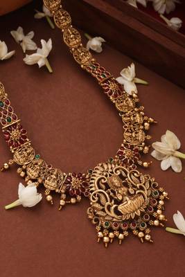 Majestic Lakshmi Temple Jewellery Set 5