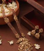 Grand Temple Jewellery Set with Lakshmi Pendant