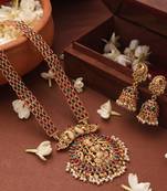 Multicolor Gold Plated Alloy Necklace Set