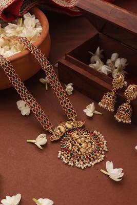 Multicolor Gold Plated Alloy Necklace Set 2