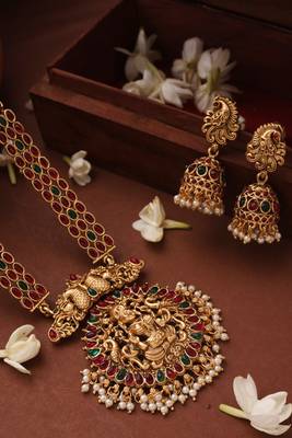 Multicolor Gold Plated Alloy Necklace Set 3