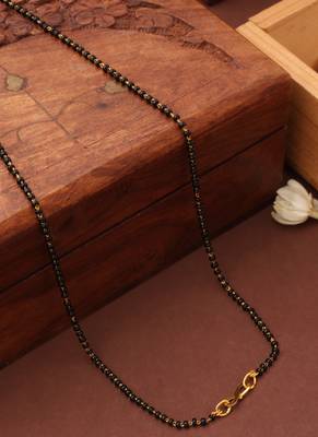 Vaati pendant mangalsutra with black and gold beaded chain 4