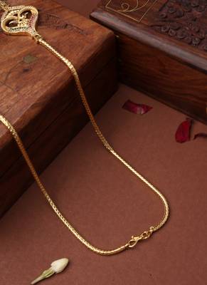 Mugappu Gold Plated Chain with Flower Pendant 3