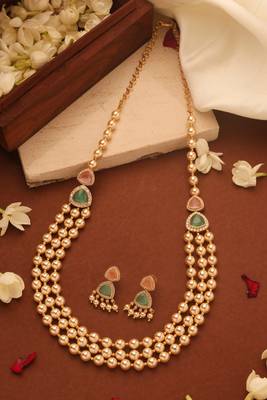 Pearl Layer Necklace Set 1