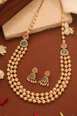 Pearl Layer Necklace Set 2