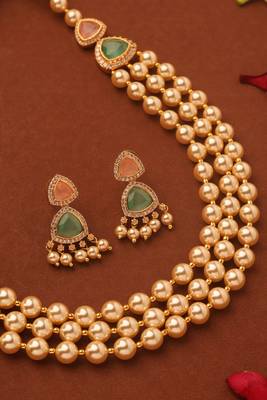 Pearl Layer Necklace Set 3