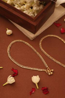 Gold-Plated Anklet with Round Motifs Koulso 3