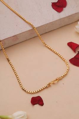 Gold plated necklace with ball pendant 3