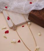 Mugappu Gold Plated Chain with Peacock Pendant