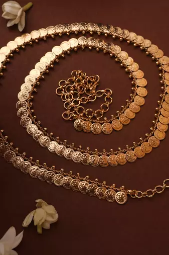 Laxmi Motif Coin Kamarband