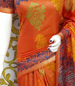 Bhagalpuri Katan Staple Saree With Blouse 