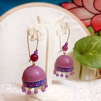 Quilled hanging  jhumkas 42 1