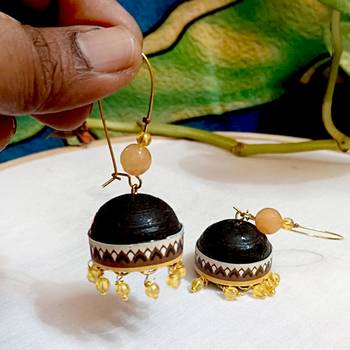 Quilled hanging  jhumkas 44 2