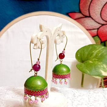 Quilled hanging  jhumkas 46 1