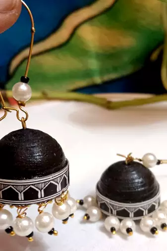 Quilled hanging  jhumkas 47