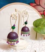 Quilled hanging  jhumkas 48