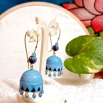 Quilled hanging  jhumkas 49 1