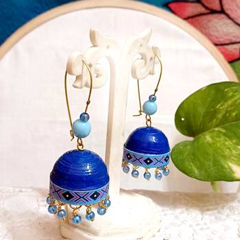 Quilled hanging  jhumkas 52 1