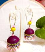 Quilled hanging  jhumkas 53