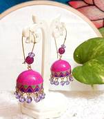 Quilled hanging  jhumkas 55