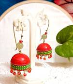 Quilled hanging  jhumkas 56