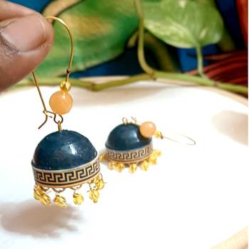 Quilled hanging  jhumkas 57 2