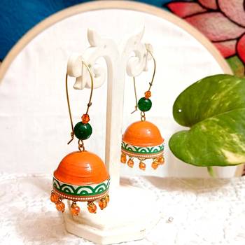 Quilled hanging  jhumkas 58 1