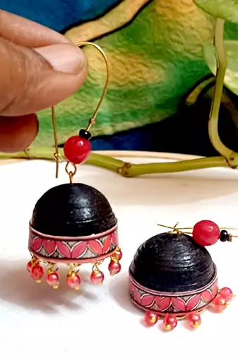 Quilled hanging  jhumkas 59