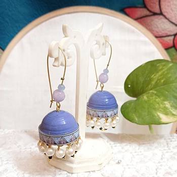 Quilled hanging  jhumkas 60 1