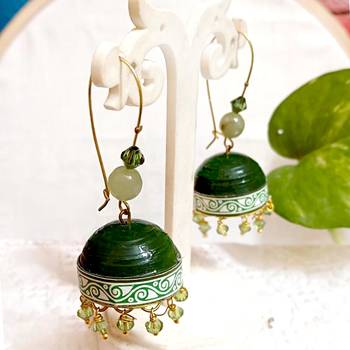Quilled hanging  jhumkas 62 1