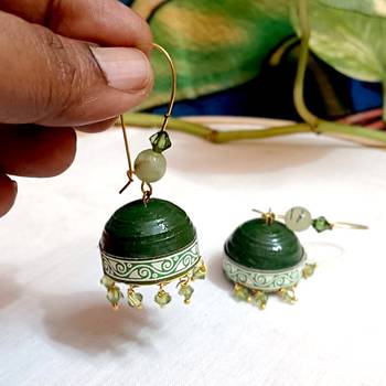 Quilled hanging  jhumkas 62 2