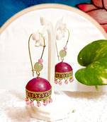 Quilled hanging  jhumkas 63