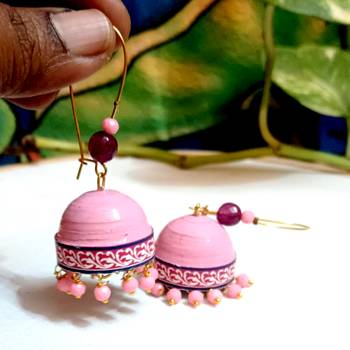 Quilled hanging  jhumkas 64 2