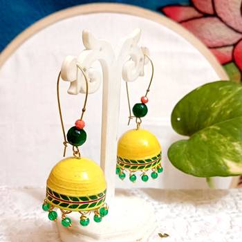 Quilled hanging  jhumkas 65 1