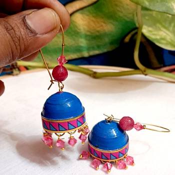 Quilled hanging  jhumkas 69 2