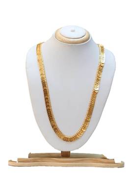 Lakshmi Coin Necklace Copper Plated Alloy Chain 1